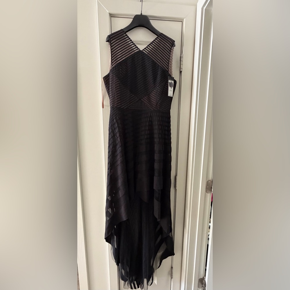 BCBGMaxAzria Black 2 layered gown/long dress